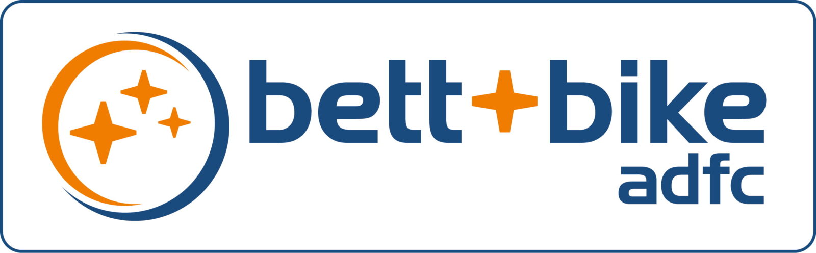 Bett+bike Logo Farbig (4c) Negativ